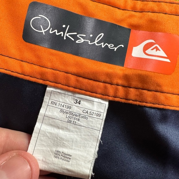 Y2K quiksilver swim trunks - Picture 3 of 4